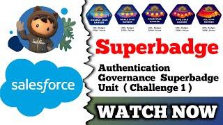Authentication Governance Superbadge Unit | Salesforce Trailhead | Audit SSO And  MFA Users