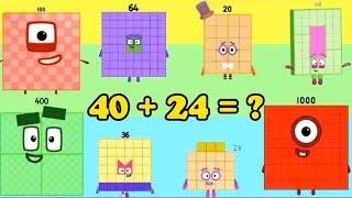 NUMBERBLOCKS ADDITION | FIND THE SUM OF  SMALL AND BIG NUMBERS | LEARN TO COUNT | hello george