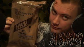 ASMR Wispering "US MRE Auspacken🪖" Deutsch