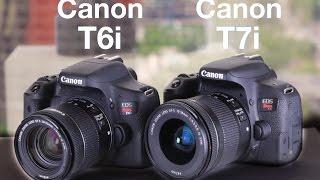 Canon T6i vs Canon T7i Hands On Comparison