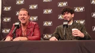 CHRIS JERICHO DISCUSSES AEW DOUBLE OR NOTHING 2022- FULL MEDIA SCRUM