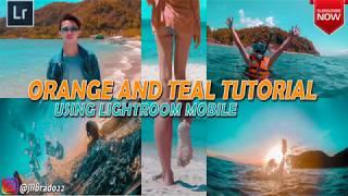 How to easily edit Orange and Teal in lightroom cc | lightroom mobile presets free dng