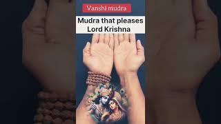 Mudra that pleases Lord Krishna #mudra #yoga #krishna #shorts #trend #exercise #hand #nature #reels