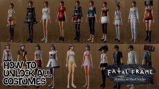 How to unlock all costumes! Fatal Frame 5 + Deluxe Edition + DLC