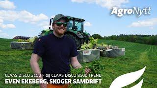 CLAAS DISCO slåmaskiner | Even Ekeberg, Skoger Samdrift