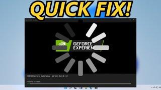 NVIDIA GeForce Experience is Stuck on Preparing to Install (2023)