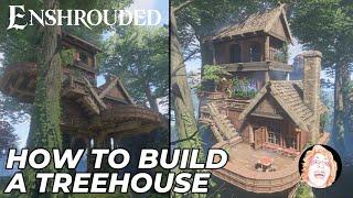 Enshrouded Treehouse base. Build guide with tips and tricks