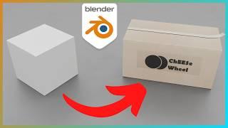 From Photo to 3D Model: Creating a REALISTIC Cardboard Box in Blender