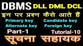 IA Exam(Informatics Assistant) DBMS MCQ Part 1