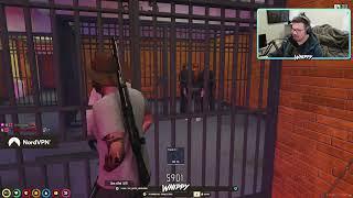 Dundee Gets A Gun Off Cop In Cells Then Shoots Cleo And A Cop. | NoPixel GTA RP