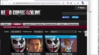 Downloading comics from readcomiconline.to with a Google Chrome extension