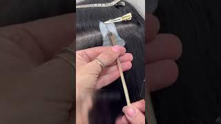 This New hair Extensions method is called combline #hairstyle #haircut #extension