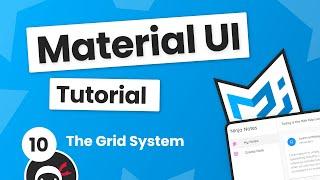 Material UI Tutorial #10 - Grid System