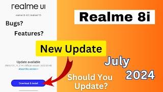 Realme 8i F.14 Update with July 2024 Security patch