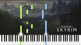 From Past to Present - The Elder Scrolls V: Skyrim Piano Cover | Sheet Music