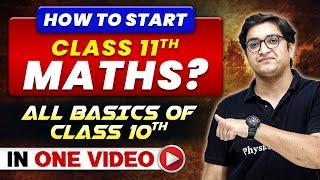 Class 10th BASICS MATHS in 1 Video || Maha-Marathon Session || Arjuna JEE Class 11 Batch