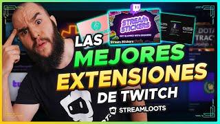 MEJORES EXTENSIONES para TWITCH  Te explico LAS 5 MEJORES extensiones para TUS STREAMS