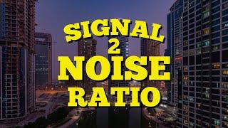 Signal to noise ratios in photography