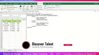 How Do I Convert an Excel File to XML | Export Excel Data in XML Schema | Import XML Schema in Excel