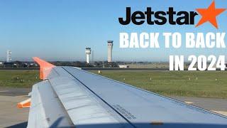 FLYING JETSTAR BACK TO BACK | How is Jetstar in 2024? | 2x Jetstar A320 Economy Class Reviews