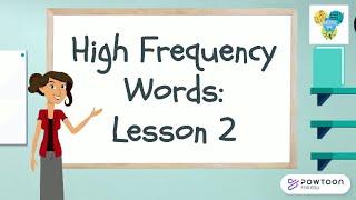 Online Lesson 2: High Frequency Words