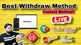 Best Method Withdrawal on binomo | How to Withdraw Amount on Binomo | Easypaisa Cashmall USDT PM