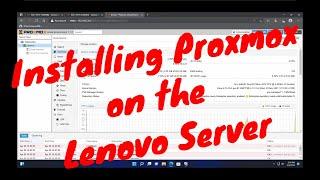 Installing Proxmox on the Lenovo Server