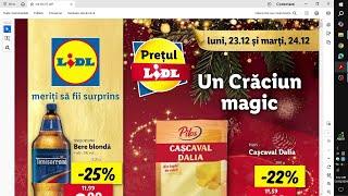 CATALOG LIDL 23 DECEMBRIE 2024/OFERTE LIDL 23 DECEMBRIE 2024/OFERTE LIDL/LIDL/OFERTE LIDL 23 24. 12