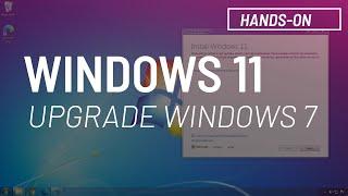 Windows 11: Upgrade process from Windows 7