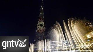 Expo 2020 Dubai countdown at Burj Khalifa