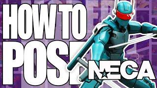 How to Pose Neca TMNT Last Ronin Synja Patrol Bot