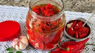 A melhor CONSERVA de PIMENTA saborosa e PICANTE na medida certa