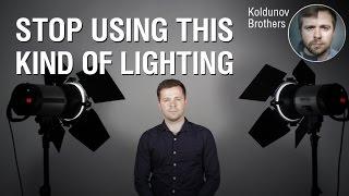 How to set up lighting for a video blog and studio shooting