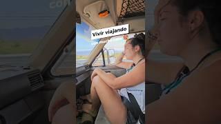 Vivir viajando es hermoso decían... expectativa x realidad. Un poco de humor para este día #vanlife