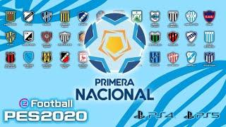 OPTION FILE PRIMERA NACIONAL 2025 PARA PES 2020 - PS4 & PS5