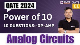 GATE 2024 | Analog Circuits | 10 Questions on Op-Amp | BYJU'S GATE