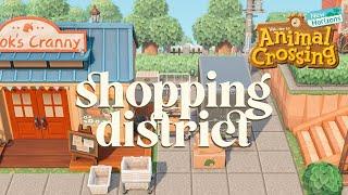 citycore shopping district | speed build | animal crossing new horizons
