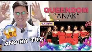 QUEENDOM - ANAK [All-Out Sundays] | SINGER REACTION