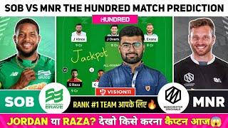 SOB vs MNR Dream11, SOB vs MNR Dream11 Prediction, SOB vs MNR Team Today, The Hundred Cricket 2024