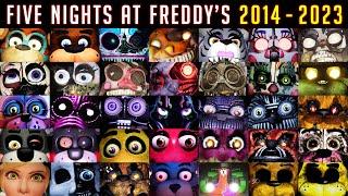 All FNAF JUMPSCARES 2014-2023 in 10 Minutes! FNAF 1, 2, 3, 4, SL, 6, UCN, HW, CoD, SD, SB, RUIN, HW2