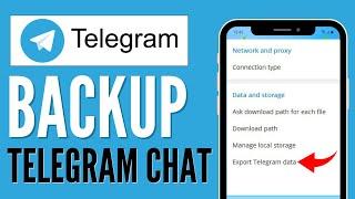 How to Backup Telegram Chat | Backup Telegram History