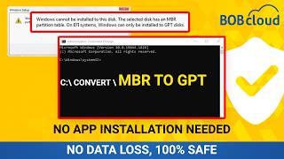 How To Convert MBR To GPT For Free in Windows 11