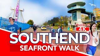 SOUTHEND ON SEA | Seafront Tour of Southend On Sea, Essex, England in 4K