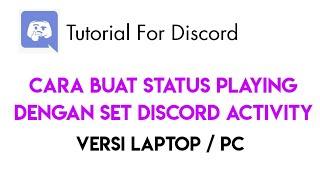 Cara Buat Status Playing Discord Web Dengan Mudah (PC Version) Set Discord Activity | ZJC Tutorial