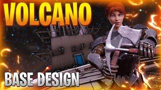 ARK: GenOne Volcano Base Design - How To Build (Official Settings - PvP) | Ark Survival Evolved