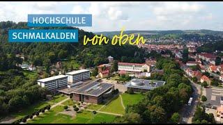 Die Hochschule Schmalkalden von oben