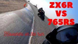 Kawasaki Zx6r vs Triumph Street Triple 765 Rs
