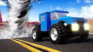 I Built an OFF ROAD TRUCK & A TORNADO Tossed It! (Lego 2K Drive)