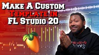 How to make a custom template in FL Studio 20 to speed up workflow! (Workflow tips)