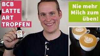 Latte Art Tropfen - Nie wieder Milch zum üben verschwenden!